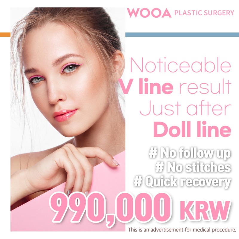 Reshape your V line with just 990,000 KRW > WOOA PROMOTION - WOOA Plastic  Surgery & Dermatology